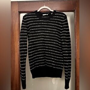Vince Size XS black striped sweater